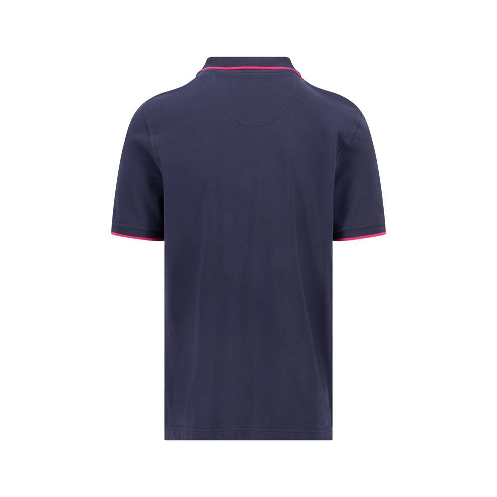 Fynch-Hatton Solid Pique Polo with Tipping